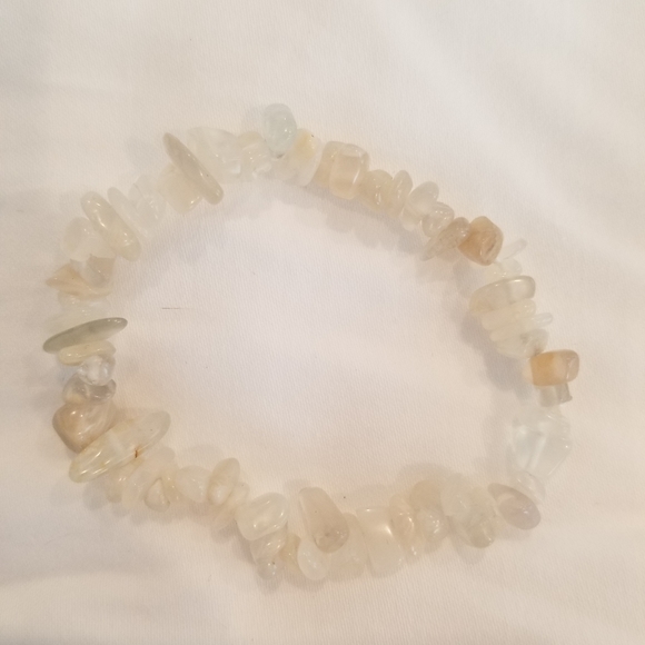 8 Tumbled Stone Stretch Bracelets - Picture 6 of 9